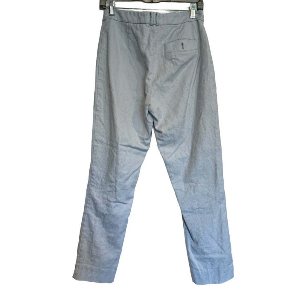 Anthropologie The Essential Slim Chino light blue textured pants - Picture 3 of 12